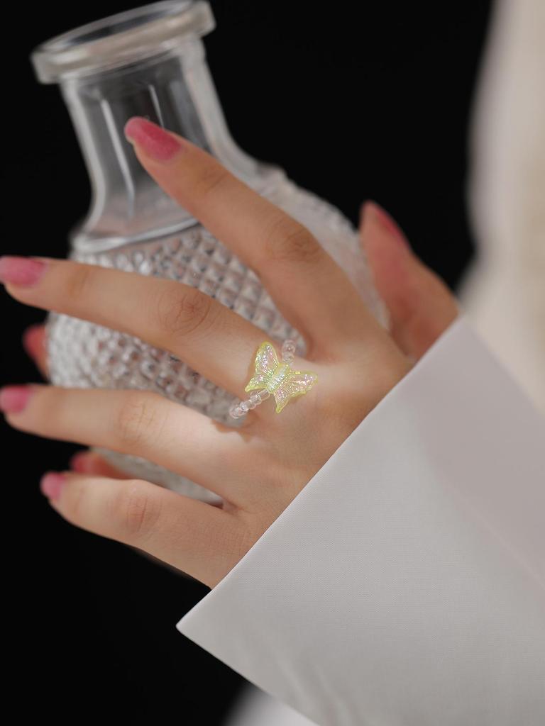 European & American Stylish Butterfly Ring - Elegant & Dreamy Light Luxury for Women