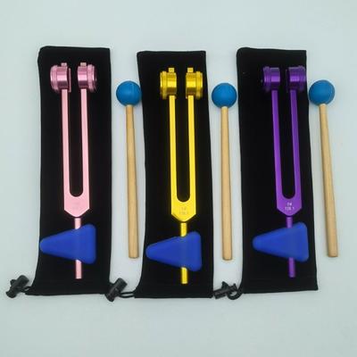 Aluminum Alloy Tuning Fork OM136.1hz Yoga Meditation Healing Sound Therapy Tuning Fork Percussion Musical Instruments