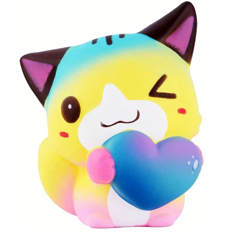 Non-Toxic Jumbo Squishy Kawaii Animal Unicorn Cake Deer Panda Squishies Slow Rising Stress Ball Fidget Toys Squeeze Food Toys For Kids