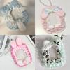 Cute Pink Bow Card Holder Lace with Ribbon Photo Protector Case Anime Photocard Holder