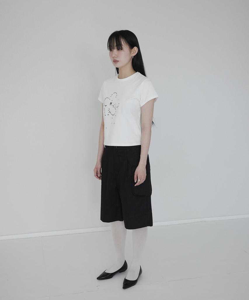 ESEOE Dot Dot T-Shirts Ivory