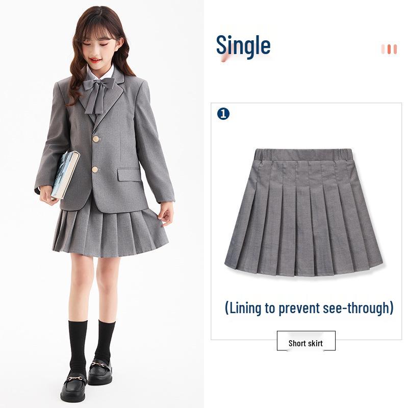 Summer British Style School Uniform Set for Students - Includes Choir and Graduation Options