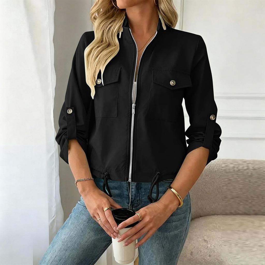 Women's Casual Loose Fit Jacket for Everyday Wear