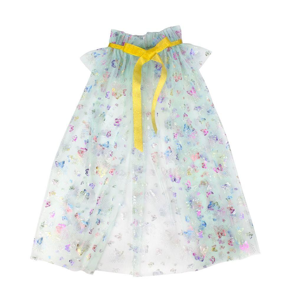 Cute Girls Princess Cape Mesh Elegant Dress Cape New Children Costume Cloak  Performance Accessory