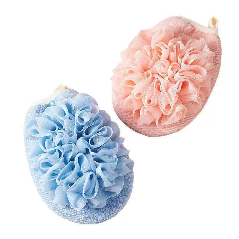 

Esponja de baño exfoliante de doble cara para ducha y limpieza corporal profunda