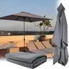 Rectangular Patio Umbrella Waterproof Sunshade Easy To Install Replacement Canopy  Backyard