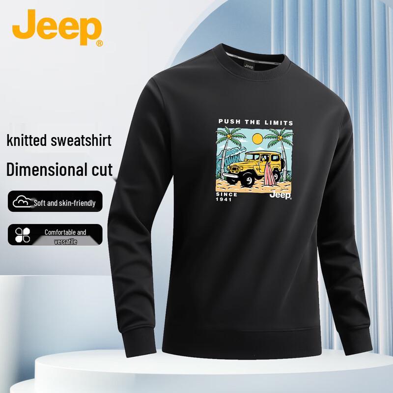 

JEEP Unisex Basic Long-Sleeve T-Shirt XL