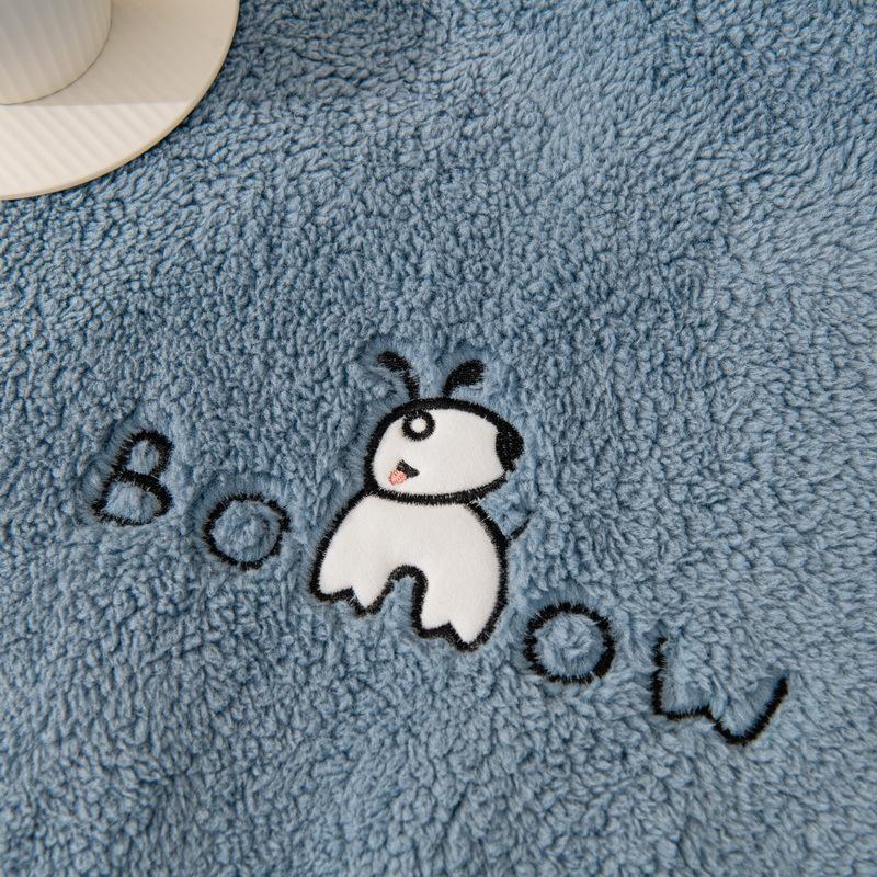 Lamb Wool Puppy Sofa Cushion Thick Sofa Cloth Cover Cloth Advanced Feeling Living Room Winter Warmth Universal Sofa Cover