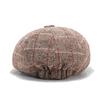 Middle-Aged and Elderly Octagonal Cap Men's Beret Autumn Winter Newsboy Caps Woolen Painter's Cap