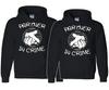 Partner In Crime Matching  Hoodies Couples Best Friends BFF Disney Trip Pullover