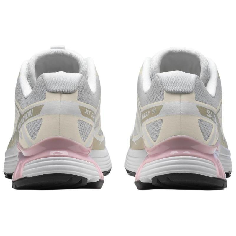 SALOMON XT Pathway 2 Cushioning Coverage Support Low Top Casual Running Shoes Women's Ecru Sneakers 478082