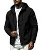 Men's Hooded Windbreaker Slim Fit Color for Spring and Fall
