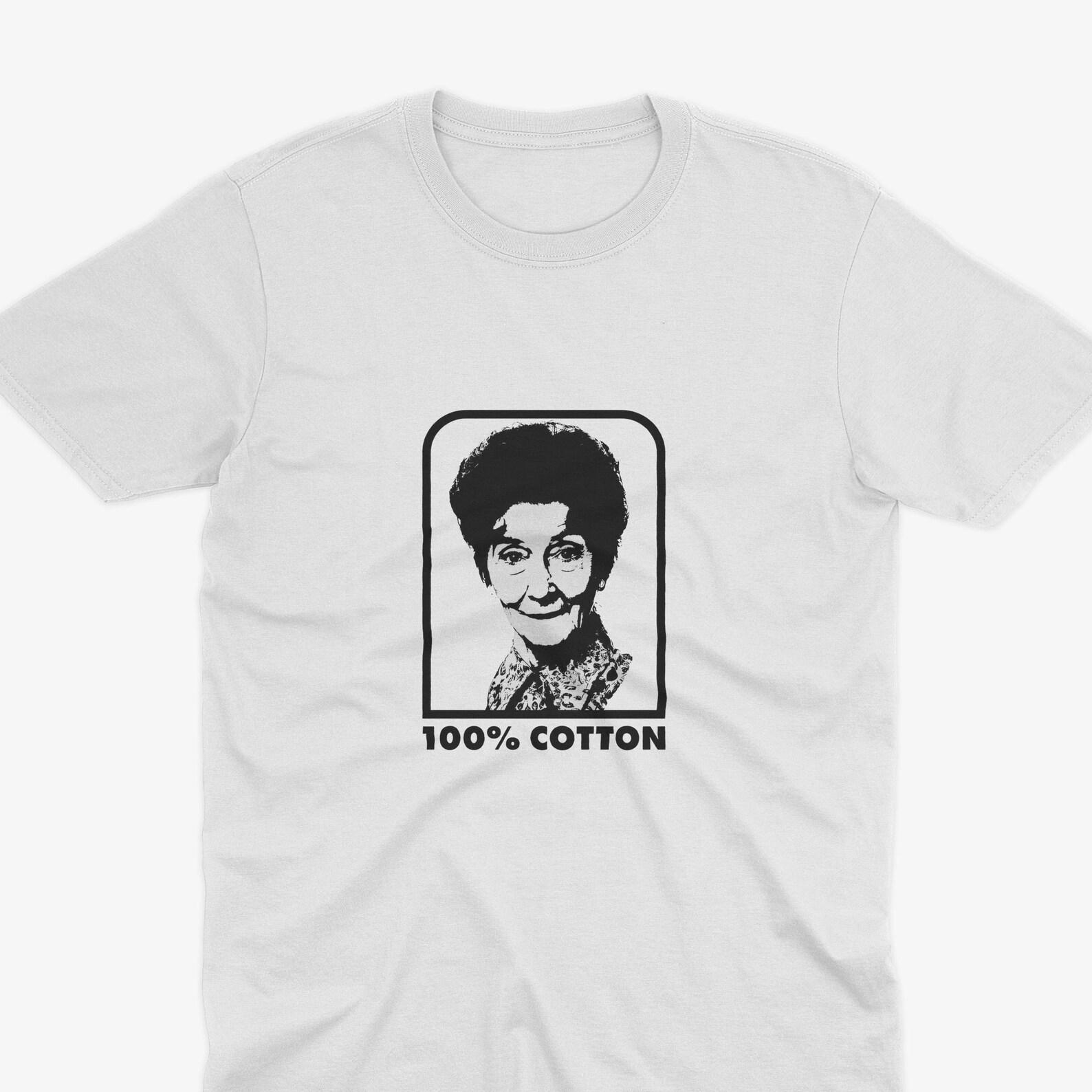 100% Dot Cotton T-Shirt | EastEnders Inspired Tee | British Soap TV Shirt | Funny UK Comedy Tee | Retro Dot Cotton Graphic Shirt L