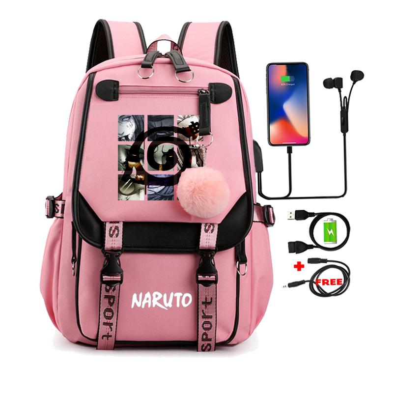 Anime Backpack Nezuko Kawaii Cartoon School Bag for Bag Manga To Travel Daily Girl Bookbag Adult Large Capacity Backpack