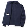 Men's Plus Size Lamb Fleece Jacket - Warm Polar Fleece for Autumn & Winter