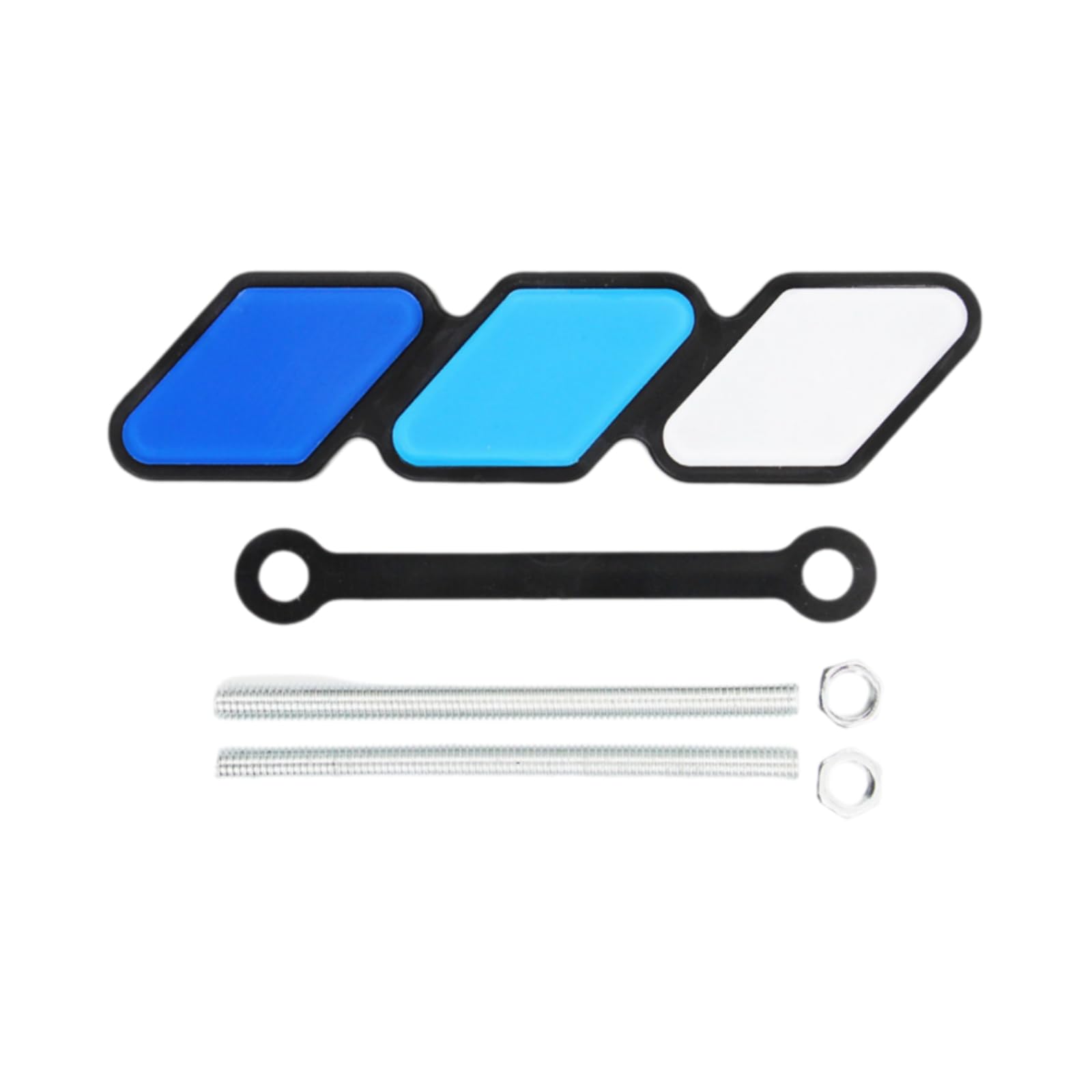Grill Badge Car Front Grill Tri-color Sticker Decal Car Styling