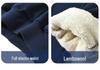 Children's Fleece-Lined Sweatpants: Dark Gray & Navy Blue School Uniform Pants