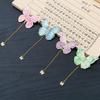1pc Hollow Metal Butterfly Pendant Bookmark Student Birthday Gift Souvenir for Daily Reading  Magnetic Bookmark Book Accessories