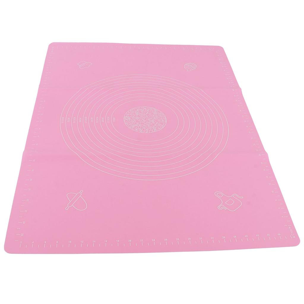 Silicone Knead Mat with Scale Chopping Board Nonslip Baking Tool Heat Resistant Oven Mat