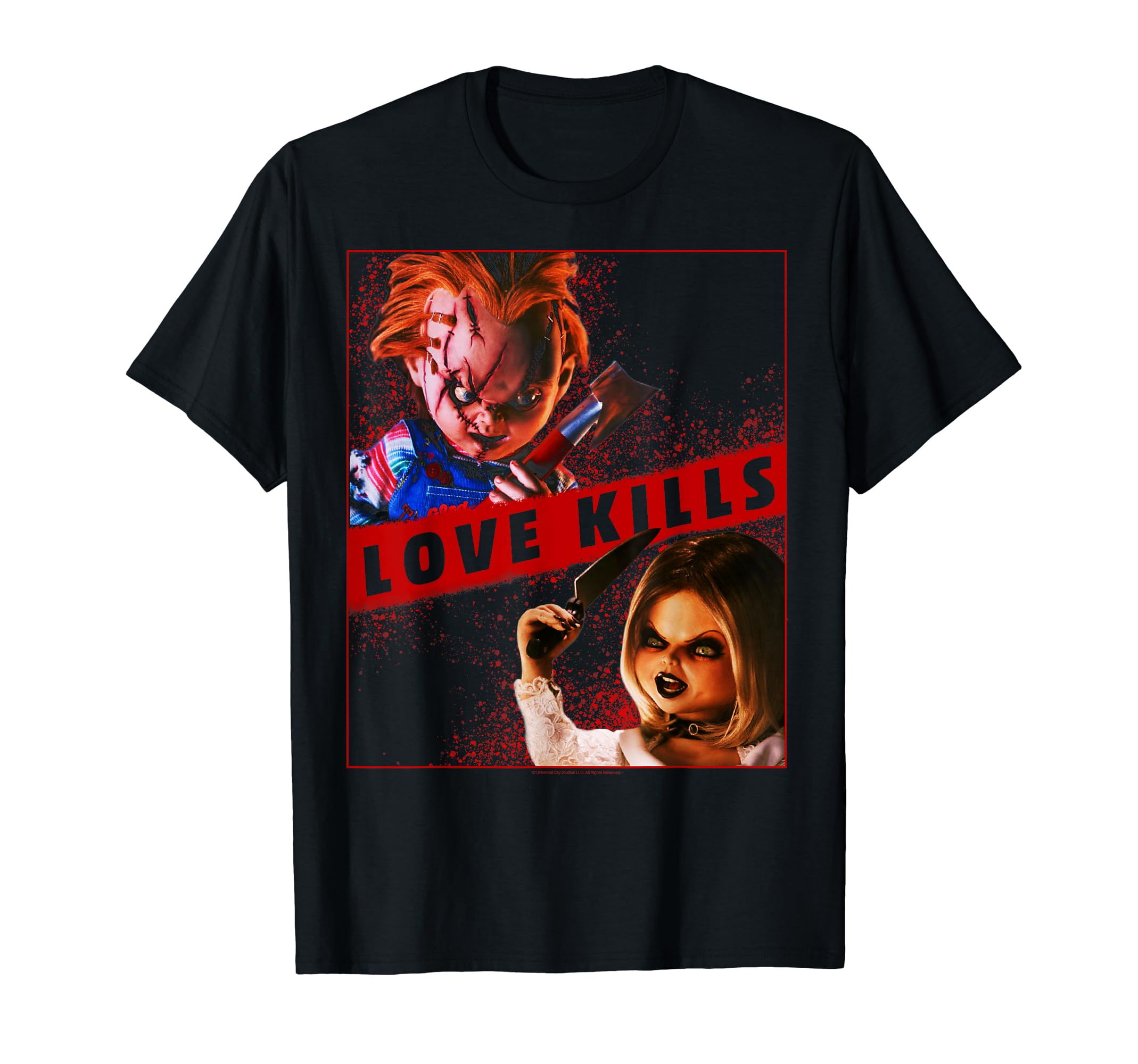 

Child s Play Chucky and Tiffany Love Kills T-Shirt