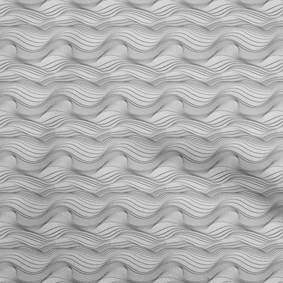 Cotton Flex Gray Fabric Abstract  Stripe Sewing Material Print Fabric By The Yard 40 Inch