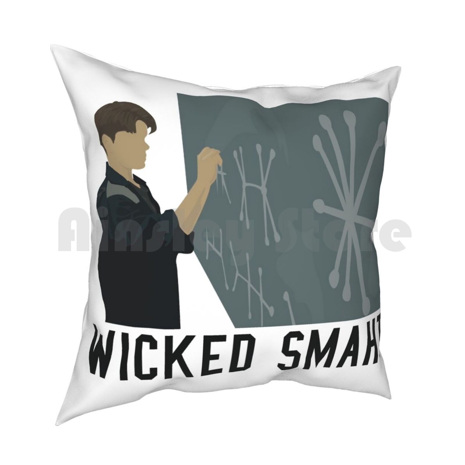 Good Will HuntingWicked Smaht Pillow Case Printed Home Soft Throw Pillow Good Will Hunting Wicked Smaht Will Hunting 30x30cm 12x12in