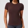 Womens Summer Yoga T Shirt With Breathable Fabric For Running And Fitness Practice