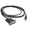 Parallel, Serial & PS/2 9 Pin Rs232 Db9 Female To 3.5Mm 2.5Mm 3P Male Jack Adapter Serial Cable Cord 1.8M