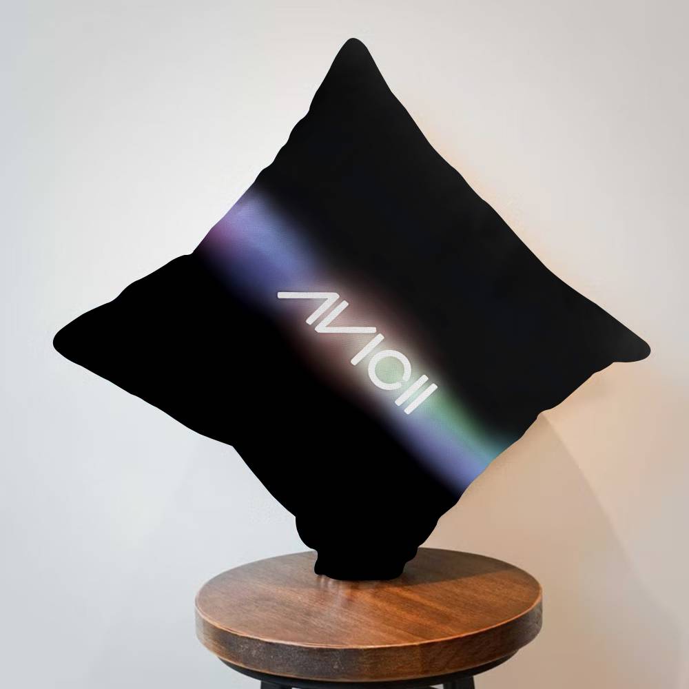DJ A-Avicii Logo Pillow Cushion Cover Pillowcase Living Room Sofa Home Decor Customized