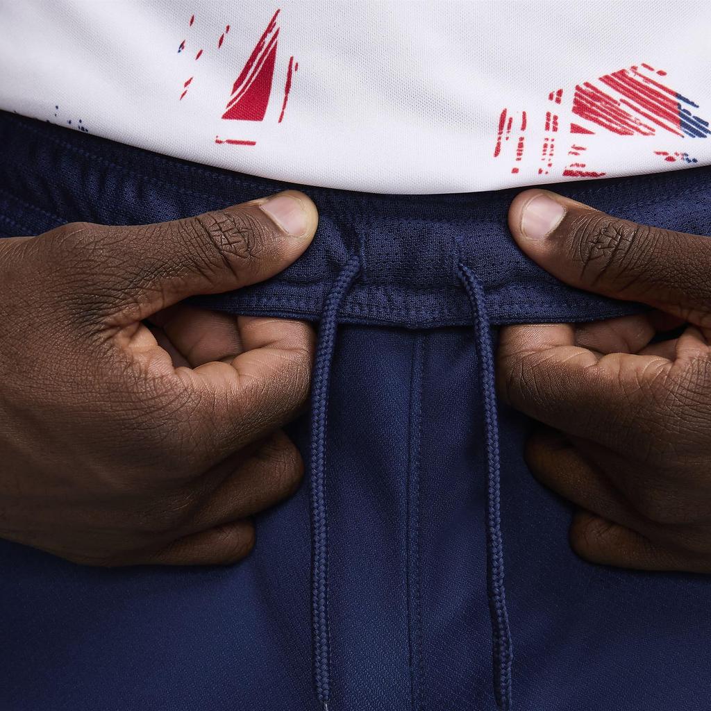 Nike Logo Design Sports Breathable Versatile Mid Waist Soccer Pants Men Pants Midnight-Navy FN8864-410