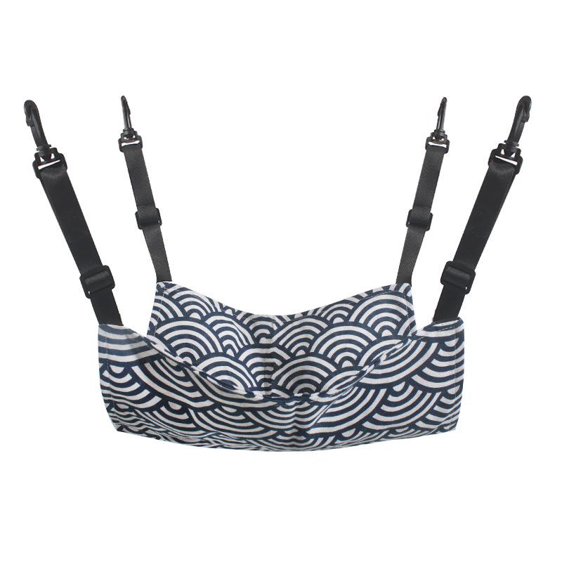 Adjustable Cat Bed Hammock with Breathable Velvet and Hanging Nest Toy