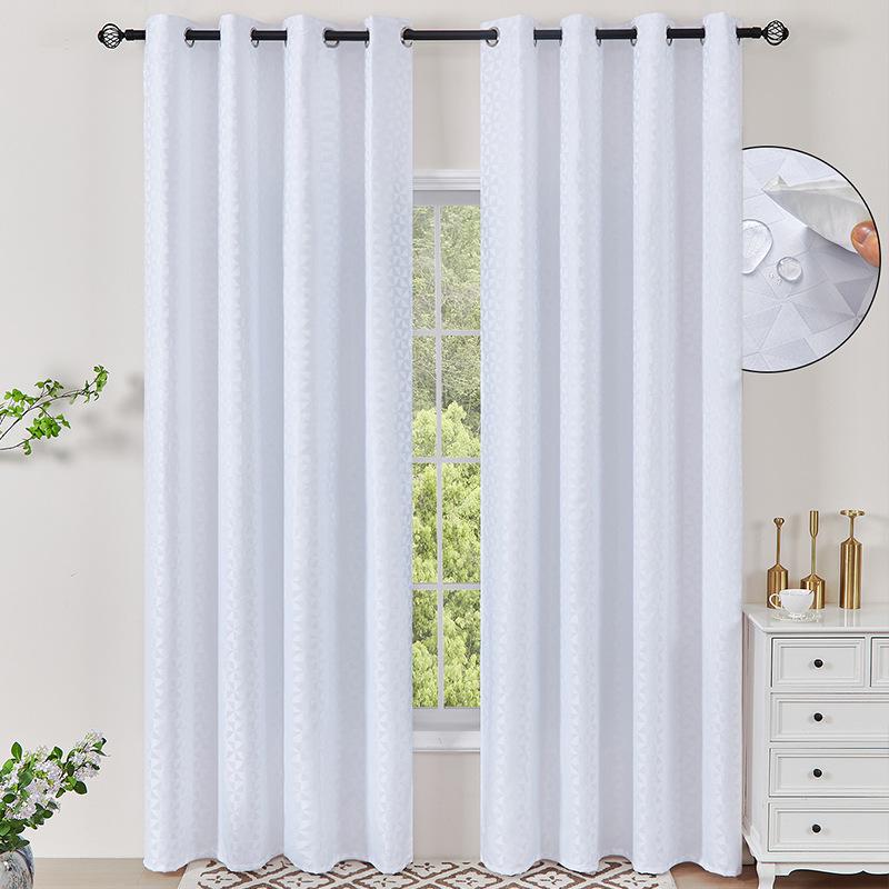Home Gauze Curtains In Southeast Asia Phnom Penh Square Bedroom Living Room Semi-Blackout Finished Curtains