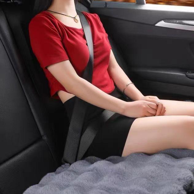 Automotive Interior Seat Pad Winter Car Plush Seat Cushion Bubble Velvet Imitation Fur Auto Cushion Children'S Warm Seat Cushion
