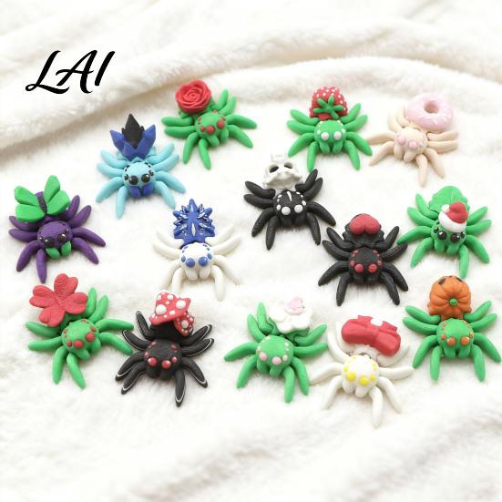 PLA Craft Gifts 3D Printed Spider Figurine Articulated Fidget Toy Movable Joints Ornamental Pieces for Windowsill Animal Creative Desktop Ornaments