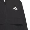 adidas Giacca Tessuta FW24 Serie Logo Piccolo Impermeabile Collo Alto Giacca Sportiva Giacche da Uomo Nero JM3406