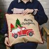 Christmas Case Pillow Holidaya Decoration Forest Elderly Sofa Cars Dress Up