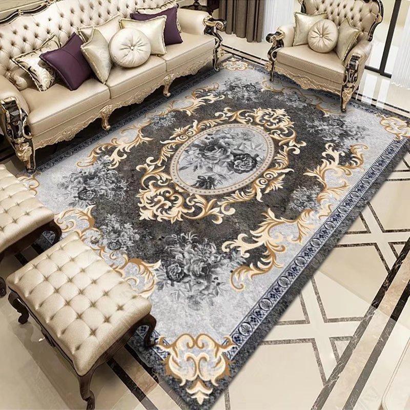 Classical European Style Palace Living Room Carpet Family Living Room Bedroom Retro European Style Carpet