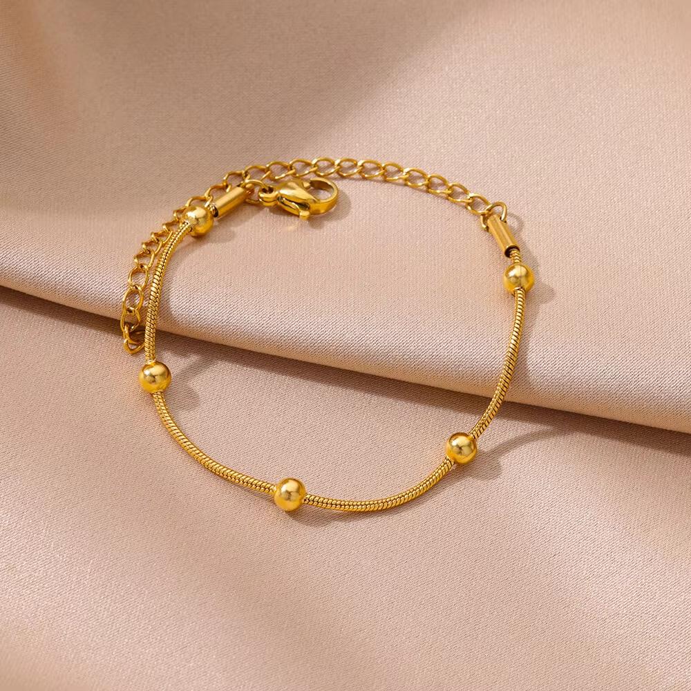 Dainty Mini Mama Letter Bracelet For Women Gold Color Stainless Steel Elegant Adjustable Link Chain Mother's Day Jewelry Mumgift