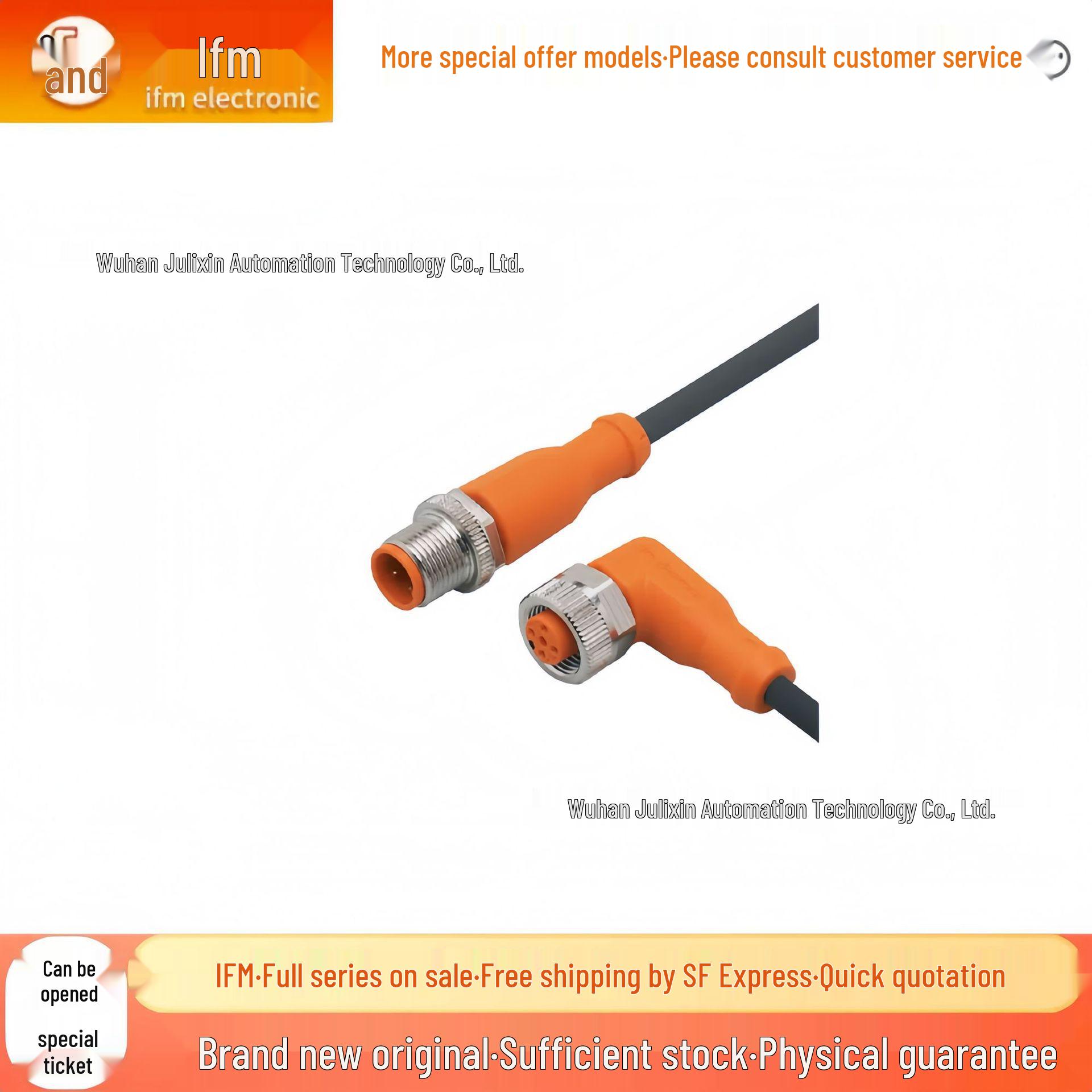 Brand New Original IFM EVC018 Sensor Adapter, In Stock with Mounting Accessories.