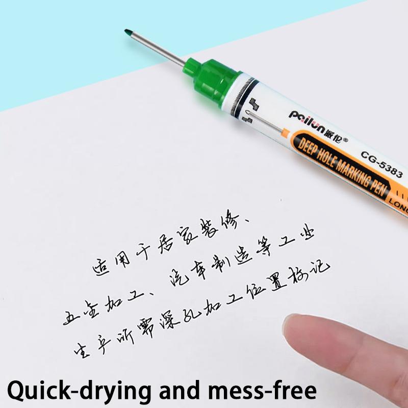 1 Stück Langer Nadel Marker Stift Wasserdicht Metall Badezimmer Holzbearbeitung Fliese Schraube Tiefes Loch 20mm Strich Stift Marker Stift