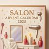 Salon Advent Calendar 2025 24 Days Acrylic Ornament Box with Beauty Themed Surprises Christmas Countdown