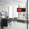 Professional Acrylic Slider Privacy Sign for Office Door Meeting Room Conference Room Vacant Occupied Status Switch Sign