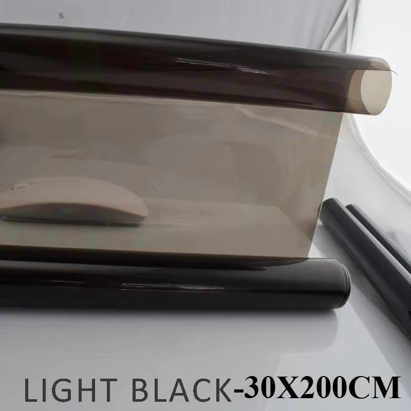 Lucios Transparent Negru Fum Ușor Folie PVC Tintă Far Stop Folie de Acoperire Wrap Autocolant Folie de Acoperire Folie Blindată pentru Mașini