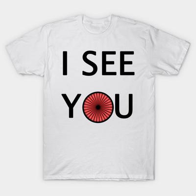 Футболка женская I See You Harajuku Print Kawaii футболка летняя женская футболка с коротким рукавом топ футболка