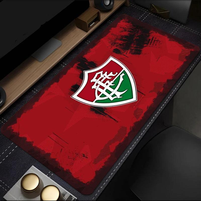 Fluminense Fc Crest mouse pad, rubber base, esports desk mat, mouse pad for gamers and office use, gaming desk , easy to clean mat