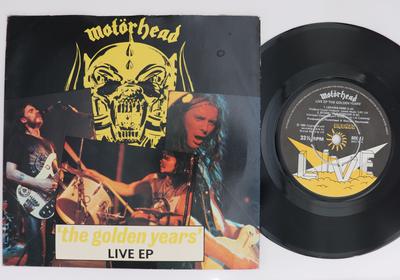 Disco de 7 polegadas MOTORHEAD Golden Years Live EP BRO92 BRONZE 1980 UK Metal Usado