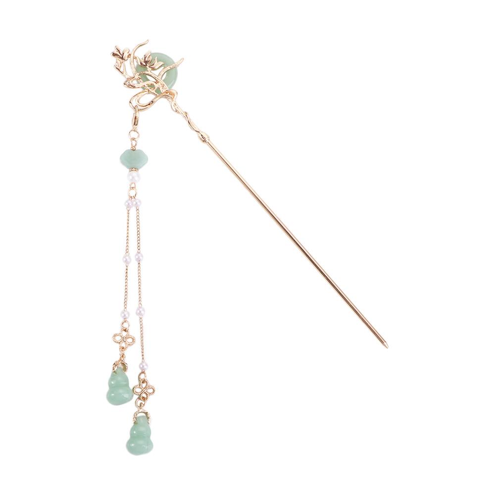 Vintage Headwear Tassel Pearl Bridal For Girls Hair Clip Korean Hanfu Hairpins Women Hair Sticks Chinese Hair Fork