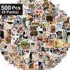 100/1000pcs Funny Cute Cat MEME Animals Stickers Kawaii Decals Scrapbooking Notebook Luggage Laptop Skateboard Sticker Toy