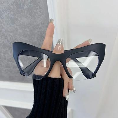 Fashion Cute Cat Eye Eyeglasses Frames Women Men Transparent Clear Brand Designer Optical Classical Frame