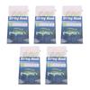 5 Sets with 6 Hooks Fishing Bait Rigs Soft Fish Skin Fishing Lure Rigs  Freshwater Fishing